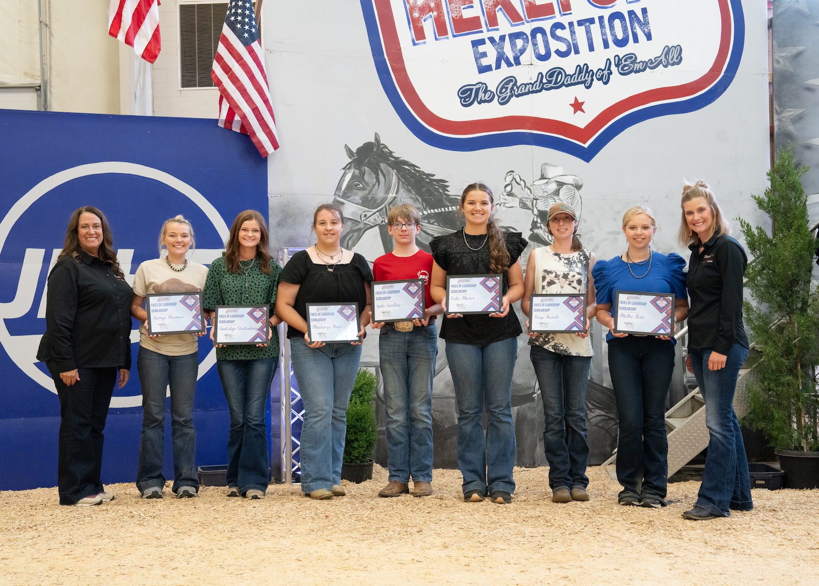 National Hereford Women Provide Support for Faces of Leadership Scholarships